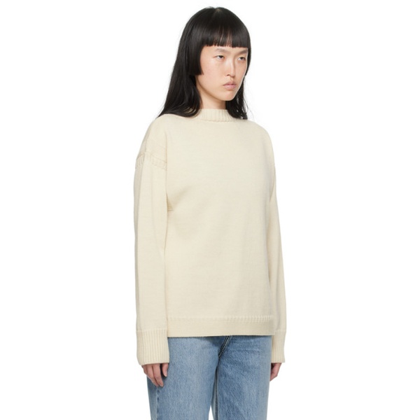  TOTEME 오프화이트 Off-White Vented Sweater 232771F096020