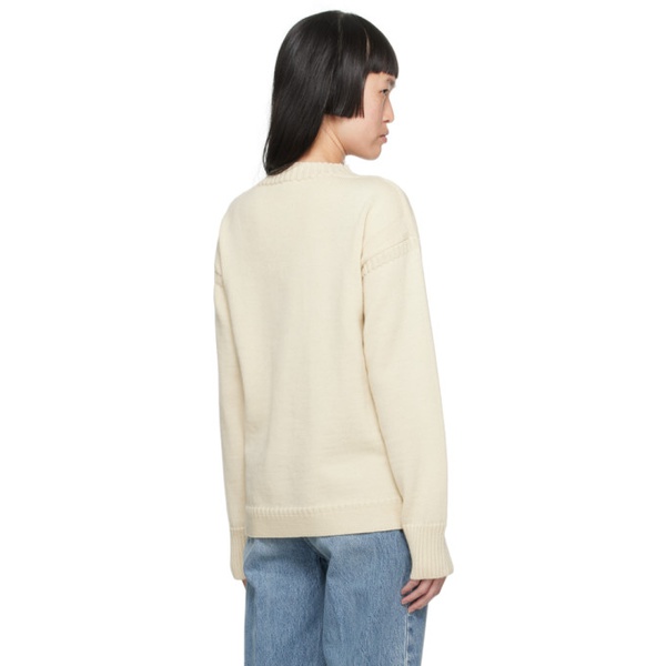  TOTEME 오프화이트 Off-White Vented Sweater 232771F096020