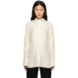 TOTEME 오프화이트 Off-White Pleated Shirt 232771F109000