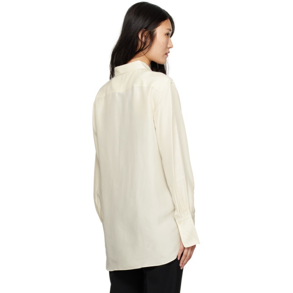  TOTEME 오프화이트 Off-White Pleated Shirt 232771F109000