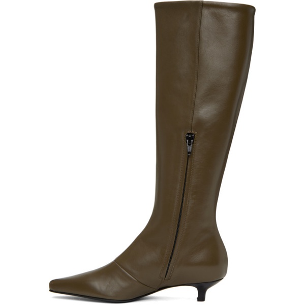  TOTEME Brown The Slim Boots 232771F115001