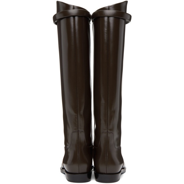  TOTEME Brown The Riding Boots 232771F115002