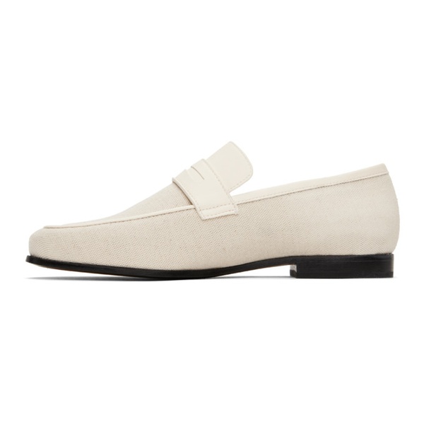  TOTEME 오프화이트 Off-White The Canvas Penny Loafers 232771F121000