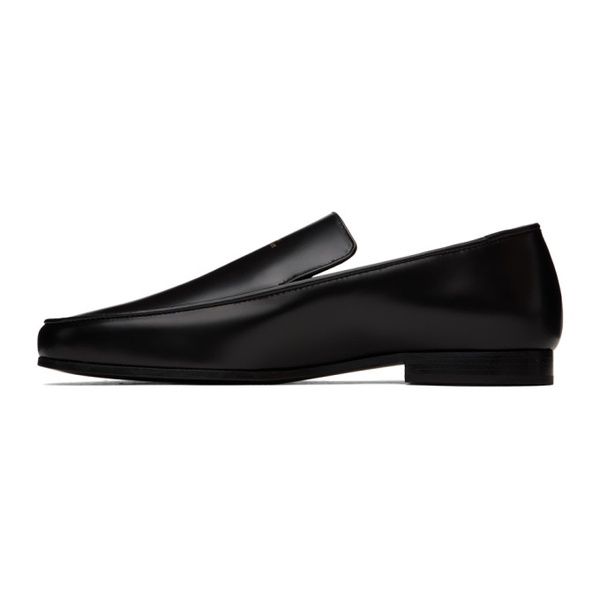  TOTEME Black The Oval Loafers 232771F121003