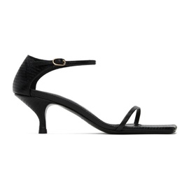 TOTEME Black The Strappy Heeled Sandals 232771F125001