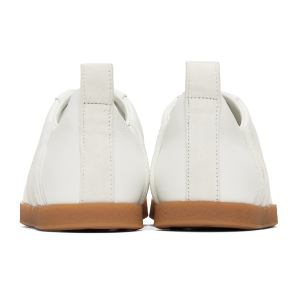  TOTEME 오프화이트 Off-White The Leather Sneakers 232771F128000