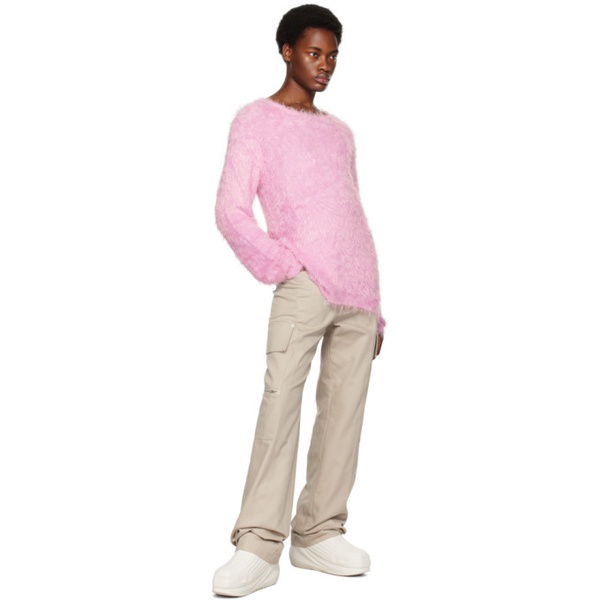  1017 ALYX 9SM Pink Crewneck Sweater 232776M201001
