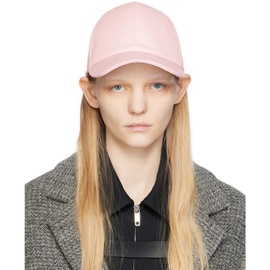 Courreges Pink Embroidered Cap 232783F016003