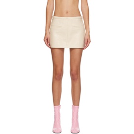 Courreges 오프화이트 Off-White A-Line Miniskirt 232783F090015
