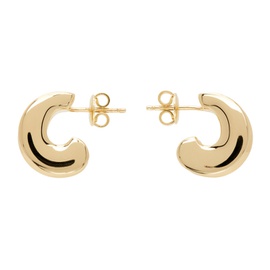 보테가 베네타 Bottega Veneta Gold Hoop Earrings 232798F022016