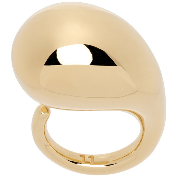 보테가베네타 보테가 베네타 Bottega Veneta Gold Drop Ring 232798F024001