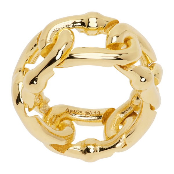 보테가베네타 보테가 베네타 Bottega Veneta Gold Chain Link Ring 232798F024003