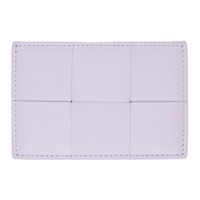 보테가 베네타 Bottega Veneta Purple Cassette Card Holder 232798F037019