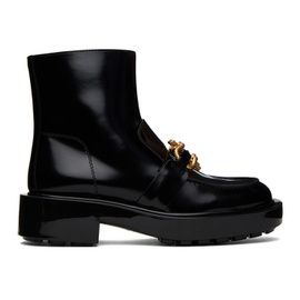 보테가 베네타 Bottega Veneta Black Monsieur Chunky Ankle Boots 232798F113012
