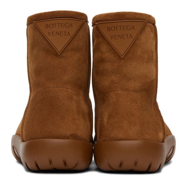 보테가베네타 보테가 베네타 Bottega Veneta Brown Snap Ankle Boots 232798F113017