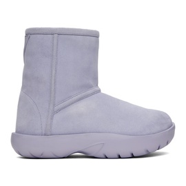 보테가 베네타 Bottega Veneta Purple Snap Ankle Boots 232798F113018