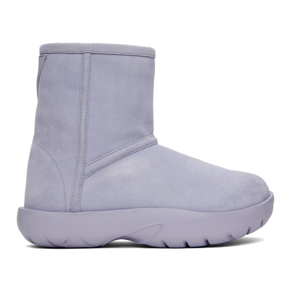 보테가베네타 보테가 베네타 Bottega Veneta Purple Snap Ankle Boots 232798F113018