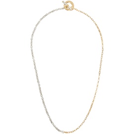 보테가 베네타 Bottega Veneta Gold & Silver Key Chain Necklace 232798M145001