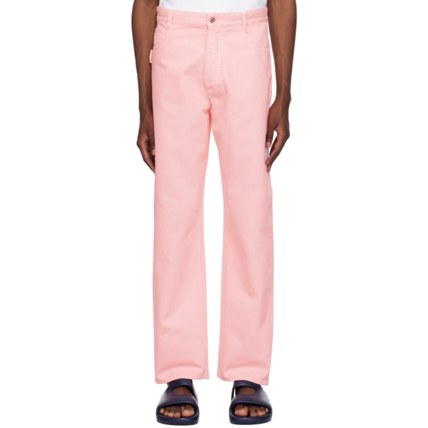 보테가베네타 보테가 베네타 Bottega Veneta Pink 5-Pocket Jeans 232798M186001