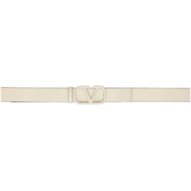 발렌티노 Valentino Garavani Reversible 오프화이트 Off-White VLogo Signature Belt 232807F001031
