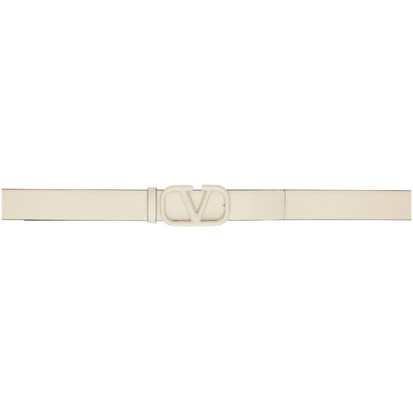  발렌티노 Valentino Garavani Reversible 오프화이트 Off-White VLogo Signature Belt 232807F001031