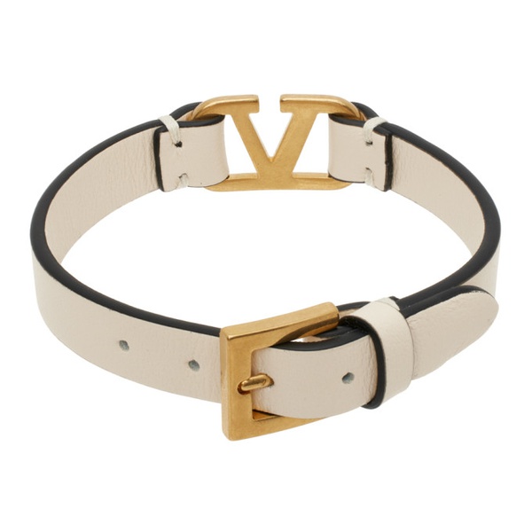  발렌티노 Valentino Garavani 오프화이트 Off-White VLogo Signature Bracelet 232807F020001
