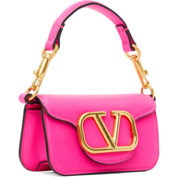  발렌티노 Valentino Garavani Pink Micro VLogo Bag 232807F048021