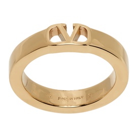 발렌티노 Valentino Garavani Gold Mini VLogo Signature Ring 232807M147006