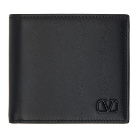 발렌티노 Valentino Garavani Black VLogo Signature Wallet 232807M164019