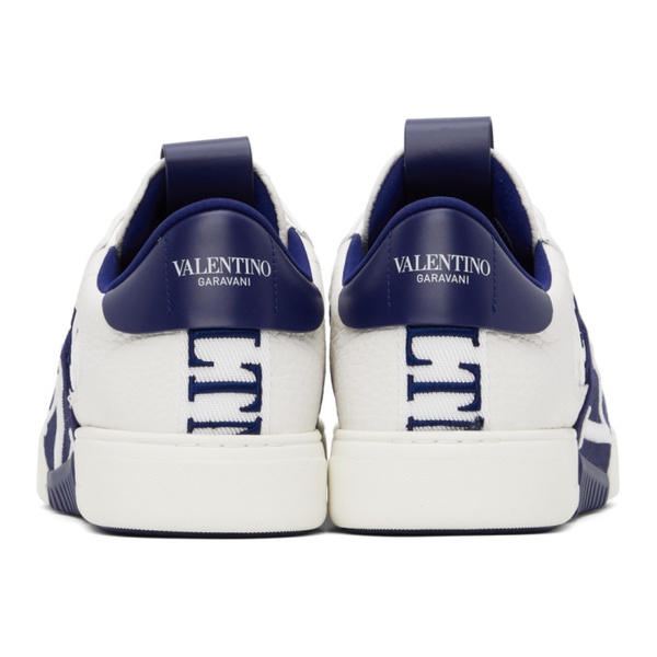  발렌티노 Valentino Garavani White & Navy VL7N Sneakers 232807M237028