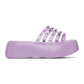 장 폴 고티에 Jean Paul Gaultier Purple Melissa 에디트 Edition Becky Punk Love Sandals 232808F124007