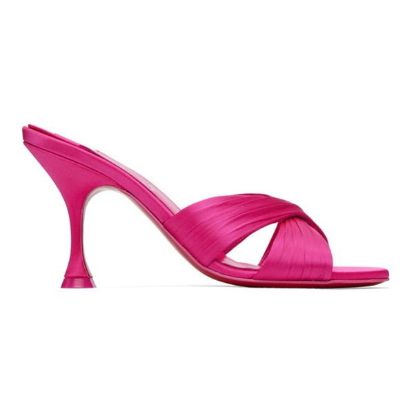 크리스찬 루부탱 크리스찬 루부탱 Christian Louboutin Pink Nicol Is Back Heeled Sandals 232813F125021