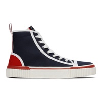 크리스찬 루부탱 Christian Louboutin Blue & Red Pedro Sneakers 232813M236007