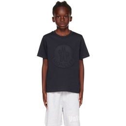몽클레어 Moncler Enfant Kids Navy Embossed T-Shirt 232815M703005