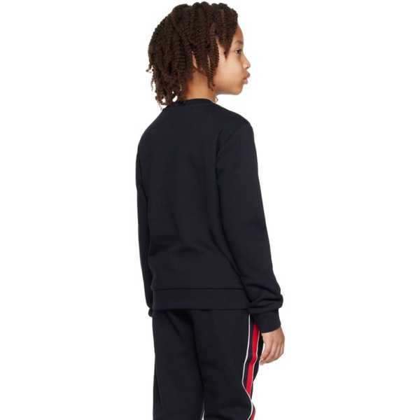 몽클레어 몽클레어 Moncler Enfant Kids Navy Printed Sweatshirt 232815M720003