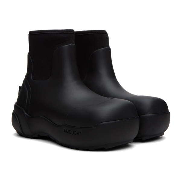  앰부쉬 AMBUSH Black Rubber Boots 232820F113000