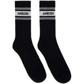 앰부쉬 AMBUSH Black Sport Socks 232820M220001