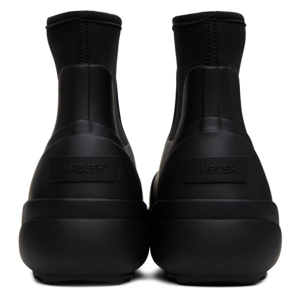  앰부쉬 AMBUSH Black Rubber Boots 232820M223001