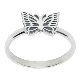 니들스 NEEDLES Silver Papillon Ring 232821M147001