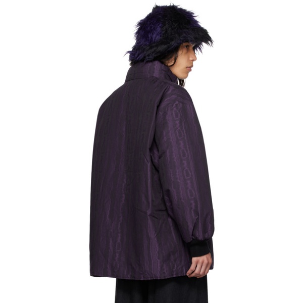  니들스 NEEDLES Purple Sur Down Coat 232821M180006