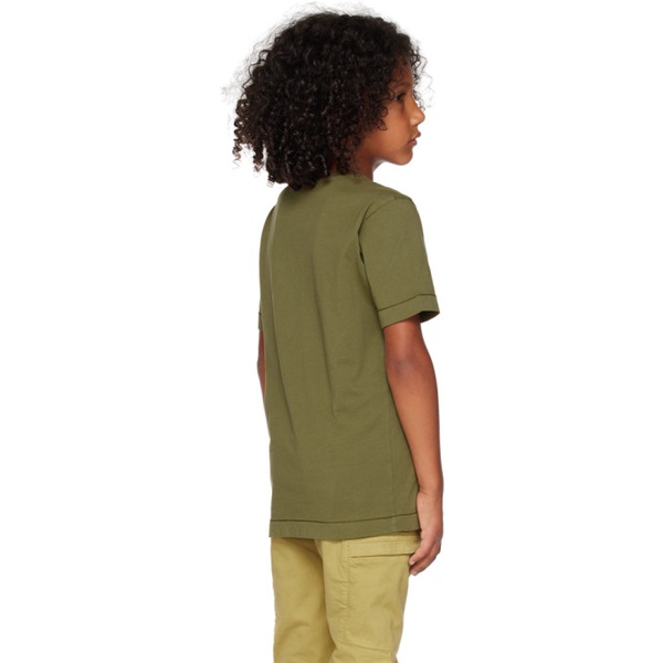 스톤아일랜드 스톤아일랜드 Stone Island Junior Kids Green 20147 T-Shirt 232821M703006