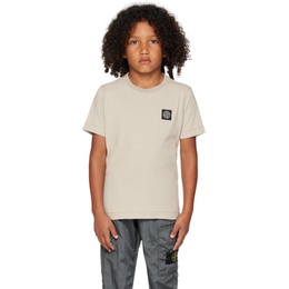 스톤아일랜드 Stone Island Junior Kids Gray 20147 T-Shirt 232821M703007