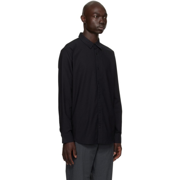 캘빈클라인 Calvin Klein Black Embroidered Shirt 232824M192008