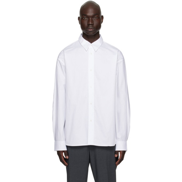 캘빈클라인 Calvin Klein White Oversized Shirt 232824M192016