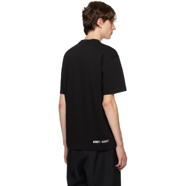 몽클레어 몽클레어 Moncler Grenoble Black Bonded T-Shirt 232826M213000