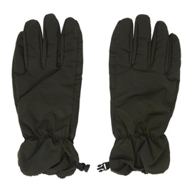 스톤아일랜드 Stone Island Khaki Printed Gloves 232828M135000