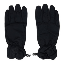 스톤아일랜드 Stone Island Black Patch Gloves 232828M135001