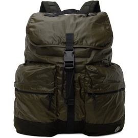 스톤아일랜드 Stone Island Green Patch Backpack 232828M166000