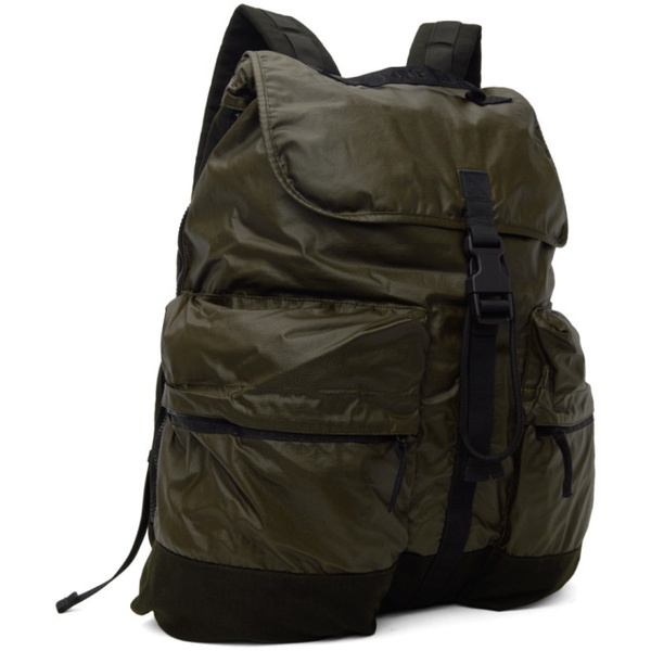 스톤아일랜드 스톤아일랜드 Stone Island Green Patch Backpack 232828M166000