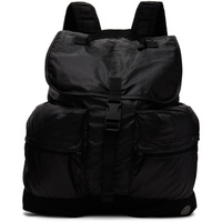 스톤아일랜드 Stone Island Black Patch Backpack 232828M166001